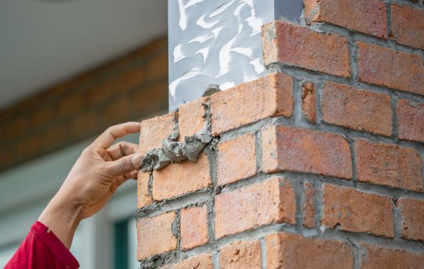 Brick Pillar Repair in Redwood City
