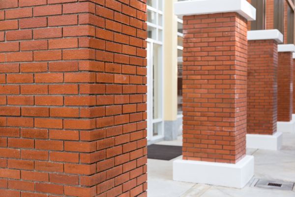 Brick Column Installation in Redwood City