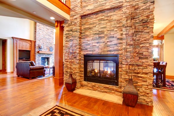 Stone Hearth Installation in Redwood City