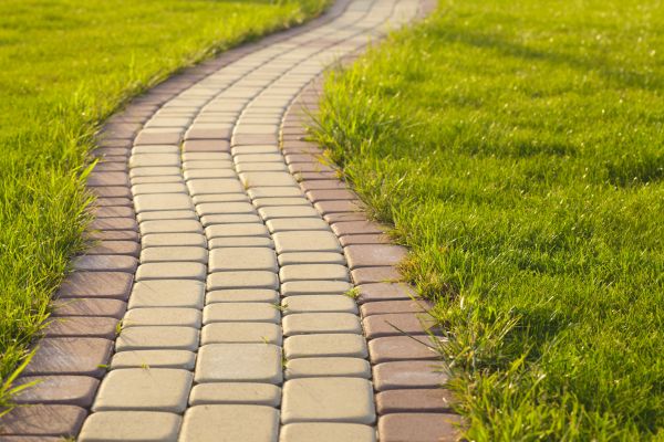 Sidewalk Brick Repair in Redwood City