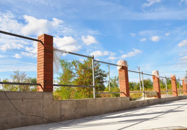 Brick Pillar Installation in Redwood City