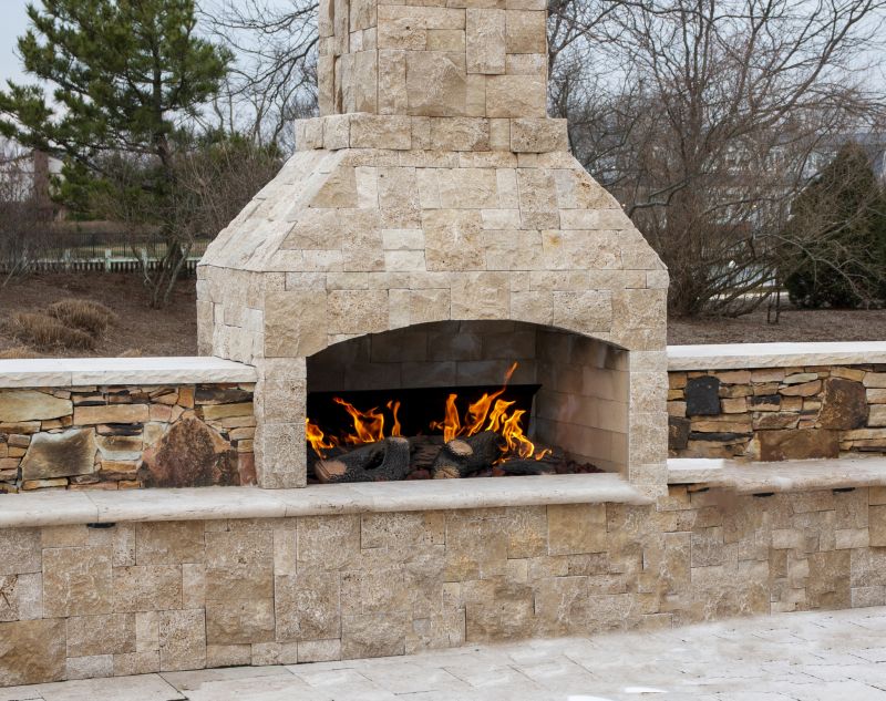 Stone Fireplace Design